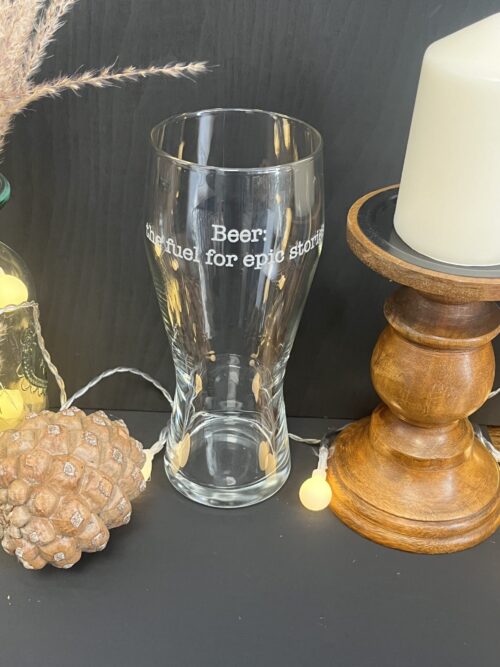 Beer The Fuel For Epic Stories Glass