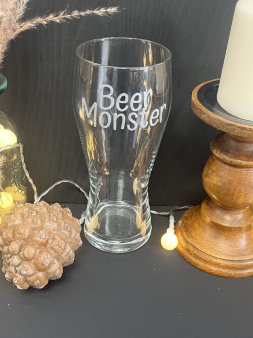 Beer Monster Pint Glass