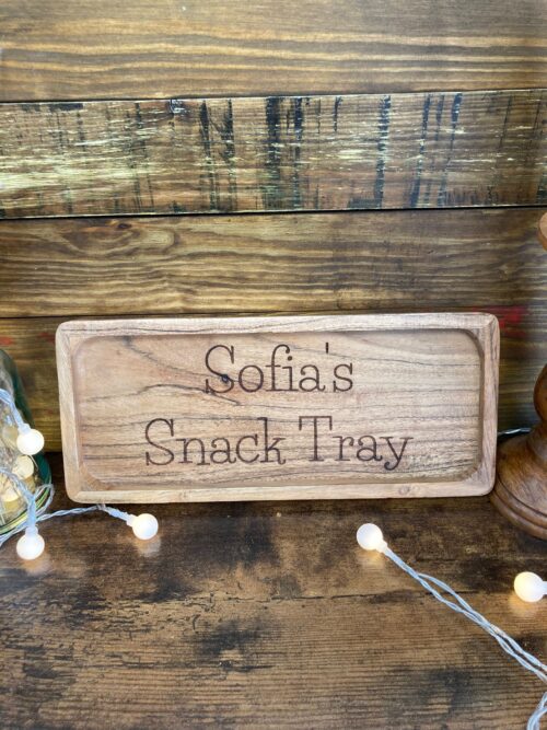 Personalised snack tray