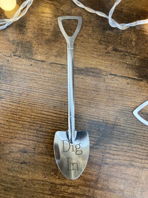 Shovel fork or spade dig in dessert spoon - Image 2